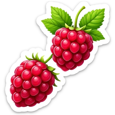 Une framboise sticker