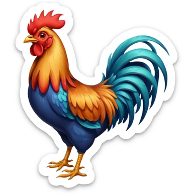 Cock sticker
