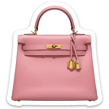 hermes kelly bag rose pink sticker