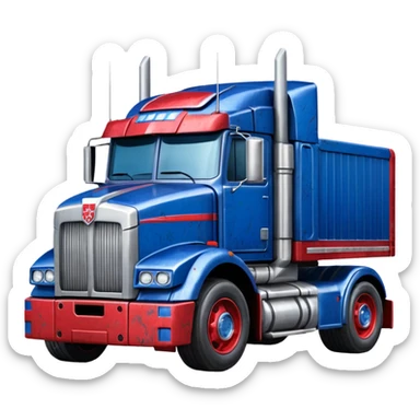 Optimus prime camion sticker