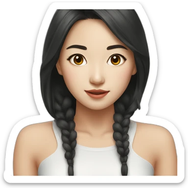 Breathtakingly Beautiful Asian Girl sticker