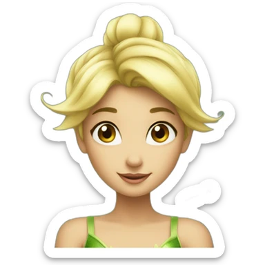tinkerbell loved sticker