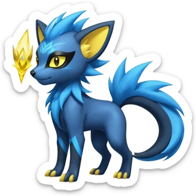 Faerie-Manectric-Shinx-Luxray-Electrike-Pokémon-Fakémon-fusion sticker