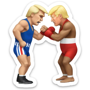 Putin wresting trump  sticker