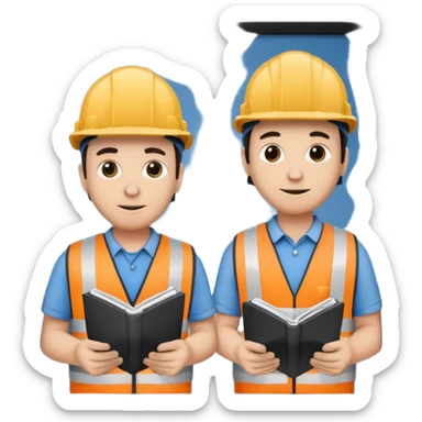 construction company sticker