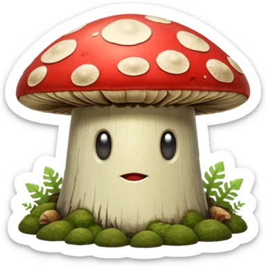 forest warrior mushroom shield object icon, rugged mushroom-cap shield, moss details, natural fantasy look, 3D cartoon, mobile game icon style, centered, clean background, no text, no watermark
 
 sticker