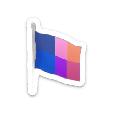 Bi flagge sticker