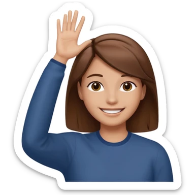 😝 avec main derrière la tête  sticker