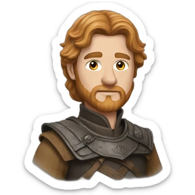 ned game of thrones realistic sticker