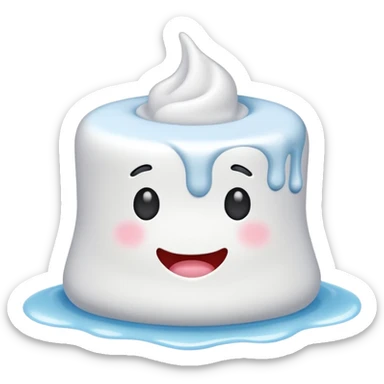 melting Marshmallow sticker