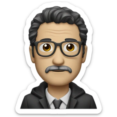 El professor casa de papel sticker