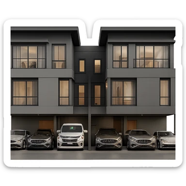 Make the 3D emoji-style home more realistic, closely matching the details, colors, and lighting of the reference photo. Keep the background transparent. The style should resemble a realistic 3D emoji style home with accurate details and lighting. sticker