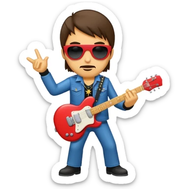 rockstar man sticker