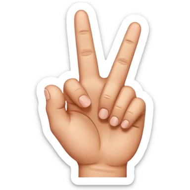 Middle finger sticker