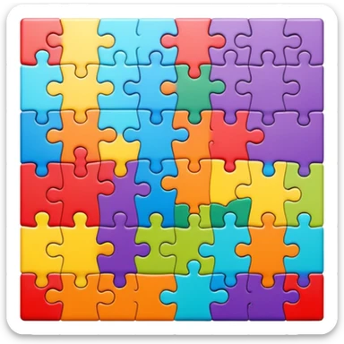 finished puzzle sticker