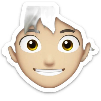 Black clover asta sticker