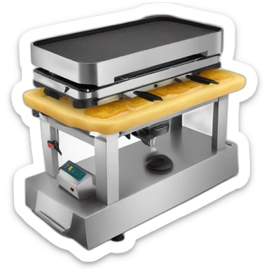 Machine a raclette ronde sticker