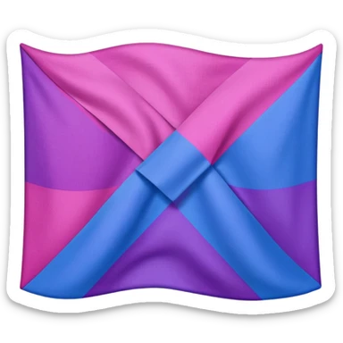 The bisexual flag sticker