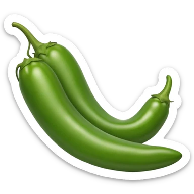 green chili sticker