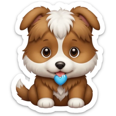 Puppy sticker