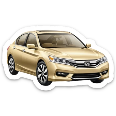 Honda Accord ex 94 color champagne sticker