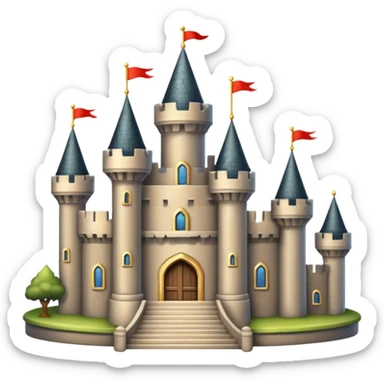 luxurious castle sticker