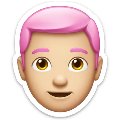 Pink emoji’s  sticker