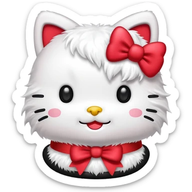 As un emoji de Hello Kitty más parecido  sticker