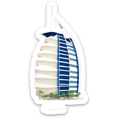 Burj Al Arab sticker