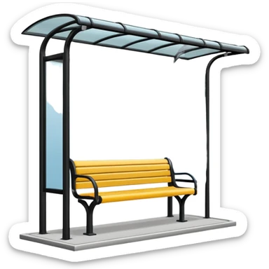 Bus Stop sticker