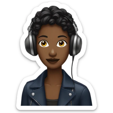 Audio Podcast About Fashion and Psychology Midnight sticker