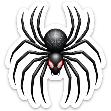 Spiderman's spider sticker