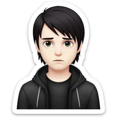 emo guy sticker