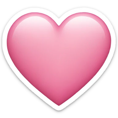 Pink heart sticker