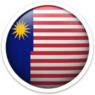 Malaysia flag sticker