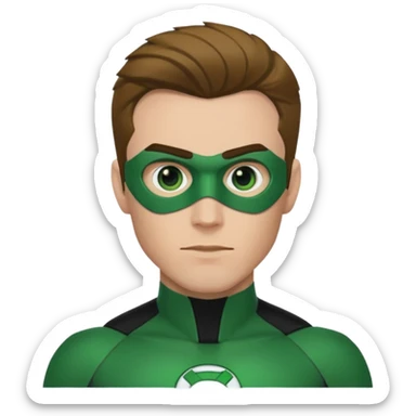 Green Lantern from Justice League sticker