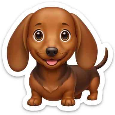 Perro salchicha sticker