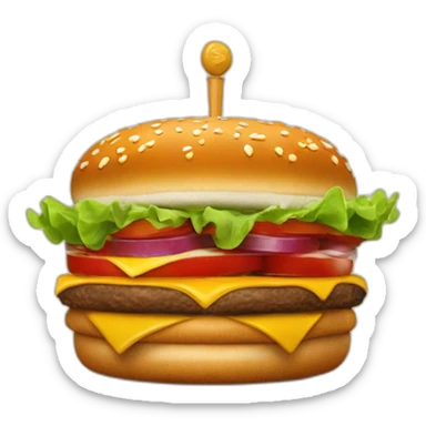 burger king mascot Burgery 2011 logo sticker