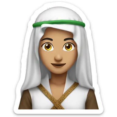 Arab cosplay by western sticker