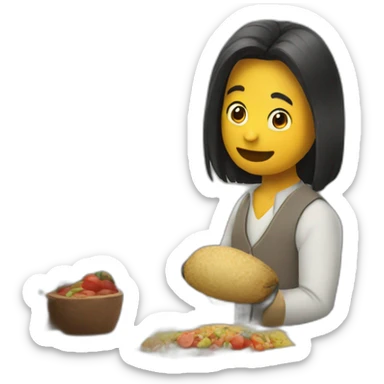 Conejito loco sticker