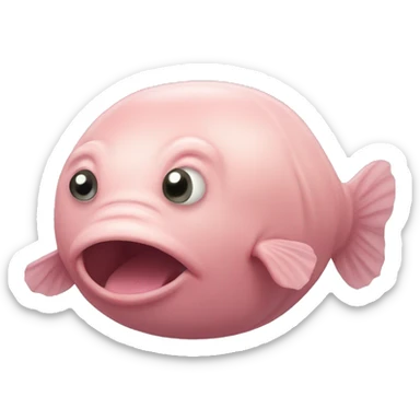 Blobfish sticker