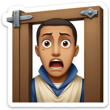 dominican under guillotine  sticker