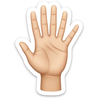 Hii hand sticker