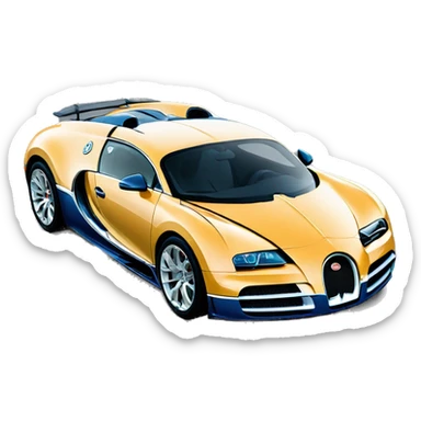 Bugatti veron super fast  sticker