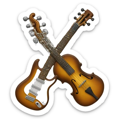 music instrument sticker