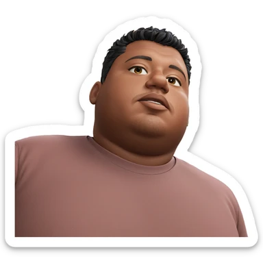 boy with short hair meme sticker