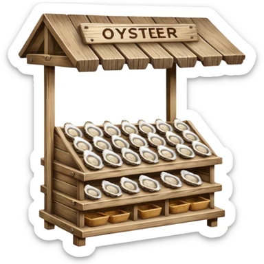 oyster stand sticker