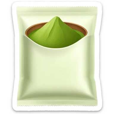 sachet de matcha sticker