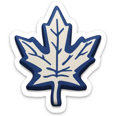 Toronto maple leafs logo sticker