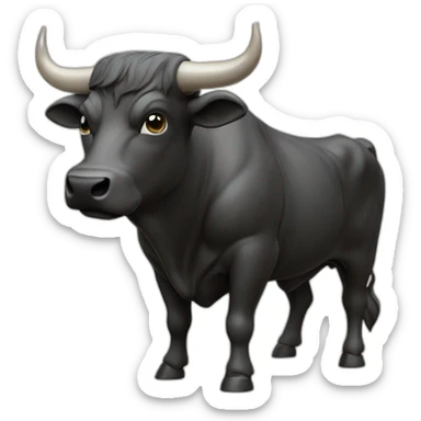 Bull with levski sofia tshirt sticker
